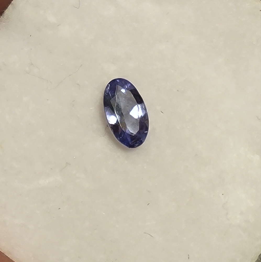 Natural Tanzanite Gemstone Oval Cut .25ctw 5x3mm 1pcs. Untreated Not Enhanced - Picture 3 of 6